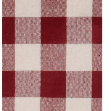 Barn Red Buttermilk Buffalo Check Towel Set Of Six KT510017 - The Fox Decor